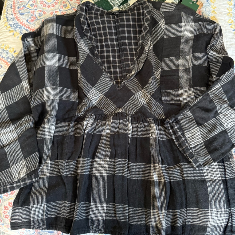 Plaid madewell top